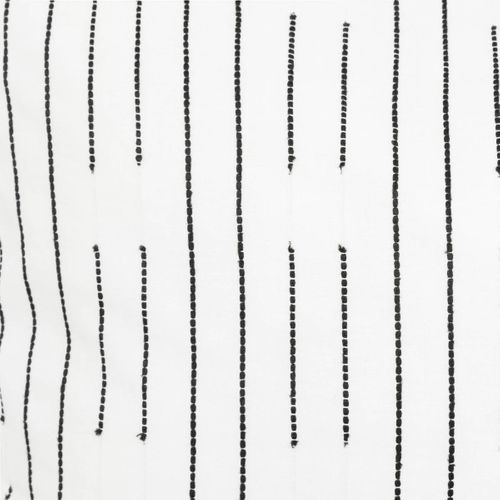 Parure De Lit Kain Coton Blanc/noir 260x240cm