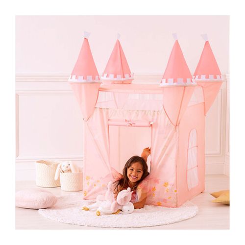 Tente Enfant "château" H78cm Rose