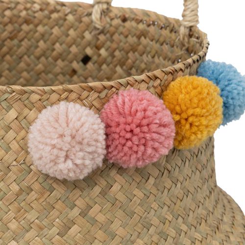 Panier De Rangement Avec Pompons D 33 Cm Chambre Enfant