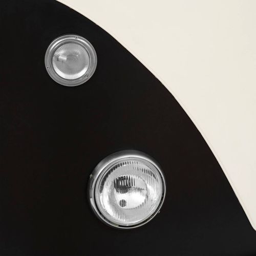 Meuble Bar "gaston" 152x106,5cm Noir Et Blanc