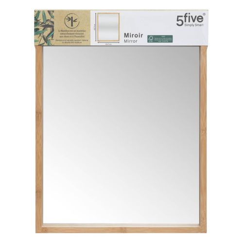 Miroir Mural 34x44cm Bambou