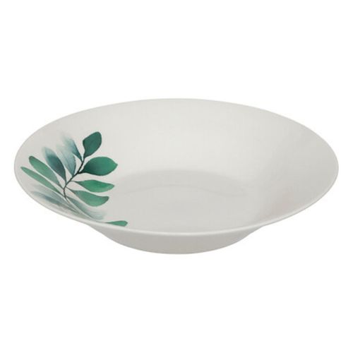 Service De Table 18 Pièces "végétal" 26cm Blanc