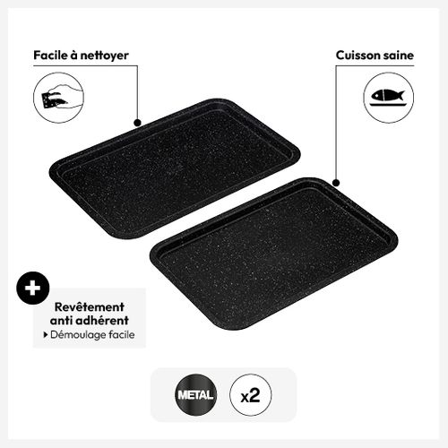 2 Plaques De Cuisson Acier "caractère"