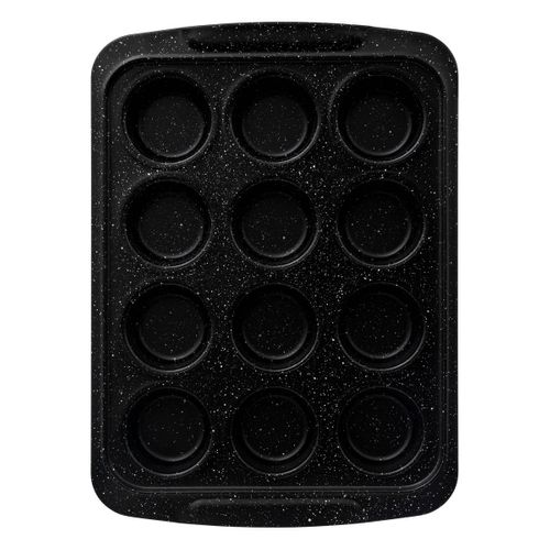 Moule 12 Muffins 32x135cm Acier "caractère"