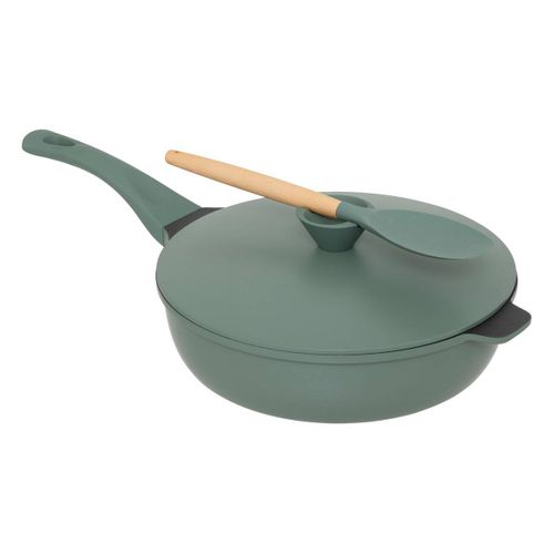 Sauteuse D28cm En Fonte D'aluminium Vert