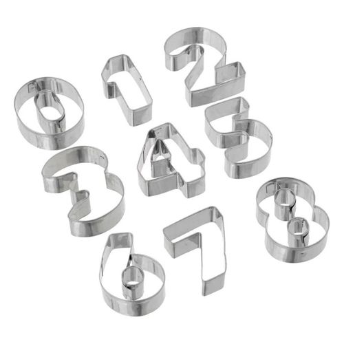 Lot De 30 Emporte-pièces Chiffres/lettres