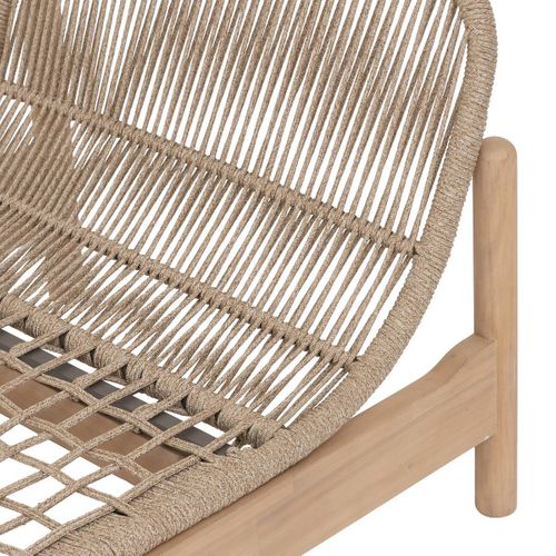 Banquette De Jardin "deona" 2 Places Acacia