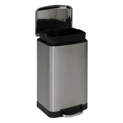 Poubelle 20 Litres En Inox Ouverture à Pédale