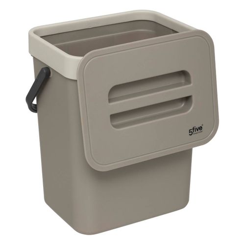 Poubelle De Compost 5l En Plastique Taupe