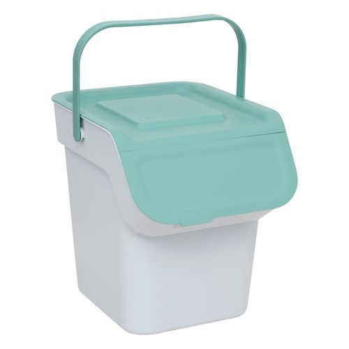 Poubelle de tri 20L - Gris / Jaune / Vert / Beige