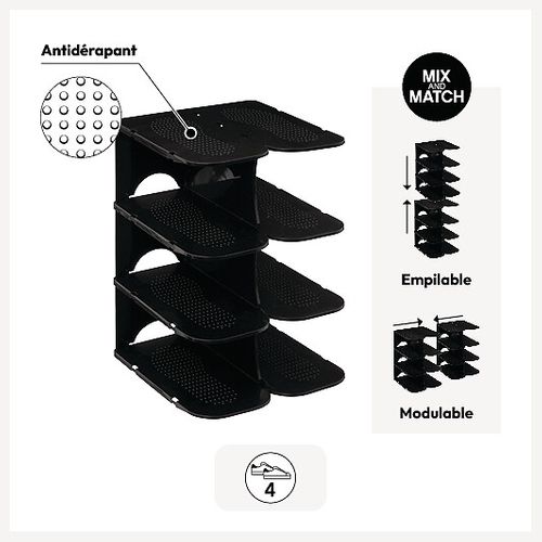 Range-chaussures X4 Plastique