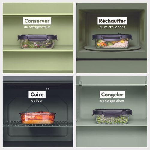 Boîte De Conservation Verre 13l "clipeat"