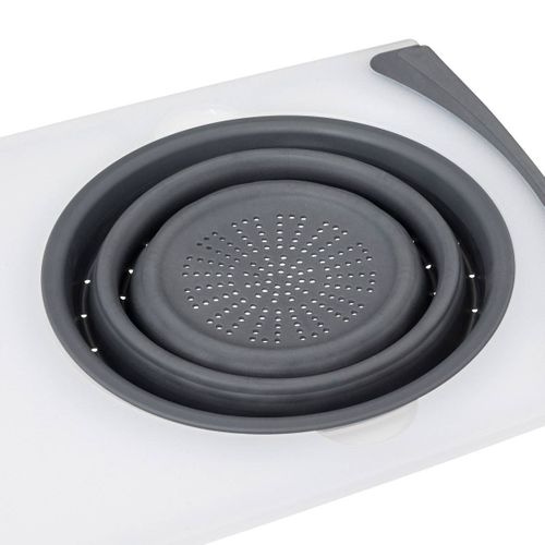 Planche à Découper Avec Passoir Retractable