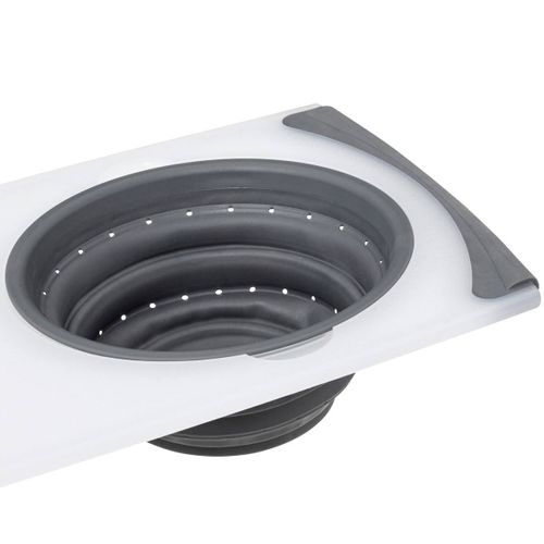 Planche à Découper Avec Passoir Retractable