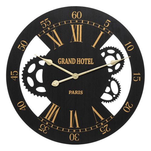 Horloge Mécanique "camillo" D54cm Noir