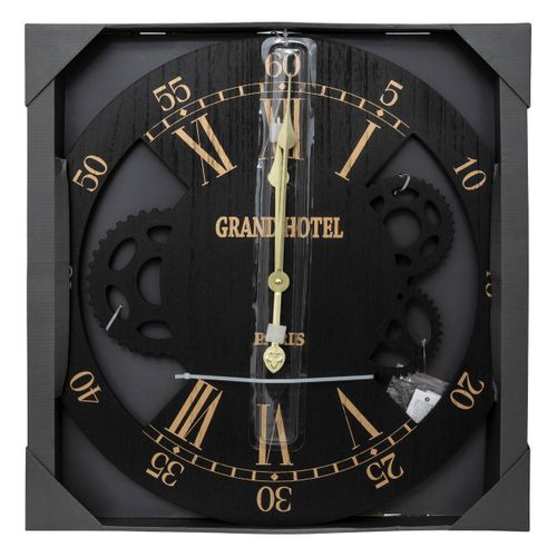 Horloge Mécanique "camillo" D54cm Noir