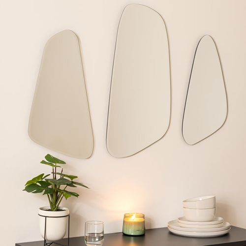 Lot De 3 Miroirs Organiques Aidan Atmosphera