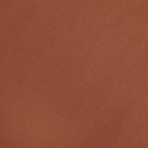 Housse De Couette 1 Personne En Coton Terracotta 140 X 200 Cm