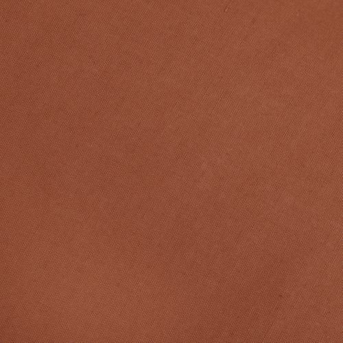 Housse De Couette 1 Personne En Coton Terracotta 140 X 200 Cm