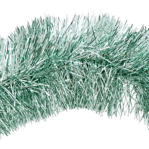 Guirlande De Noël Boa Large 15 Cm Vert Amande Longueur 2 Mètres