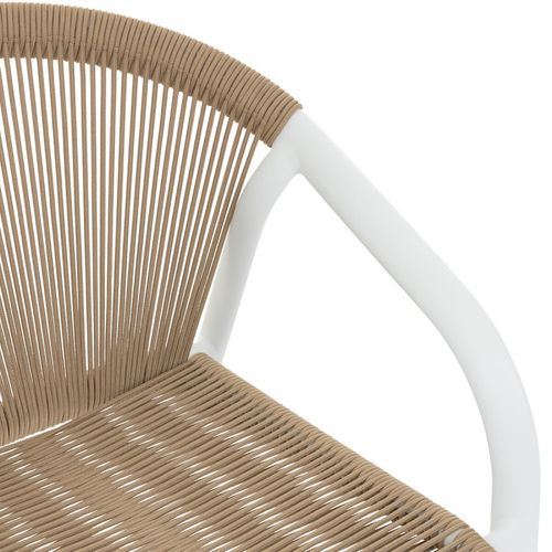 Fauteuil Empilable Riu Miel / Blanc Hespéride