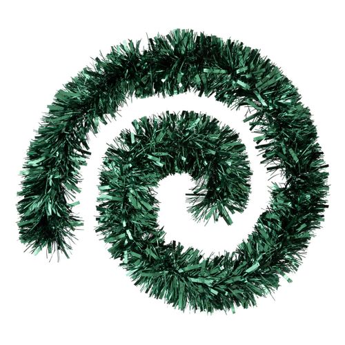 Guirlande De Noël Boa Large 15 Cm Vert Olive 2 Tons Longueur 2 Mètres