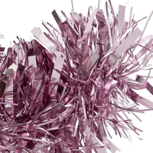 Guirlande De Noël Boa Large 15 Cm Rose 2 Tons Longueur 2 Mètres