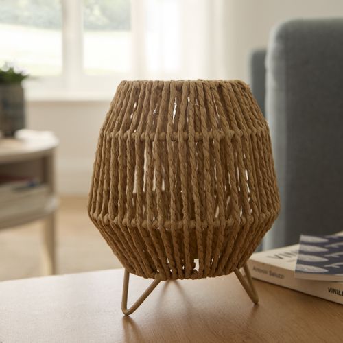 Lampe à poser H. 17 cm ODA Ronde ou droite