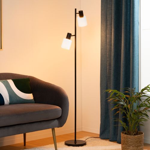 Lampadaire Droit Taïs 143 Cm Métal Noir