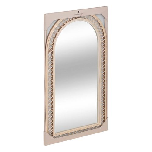 Miroir Arche "anahi" Rotin Marron 87x47cm