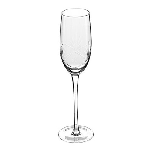 Lot De 6 Flûtes à Champagne Design "victoria" 21cl Transparent