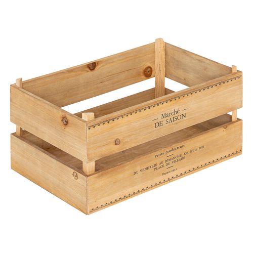 Lot De 2 Cagettes Bois Little Cottage Atmosphera