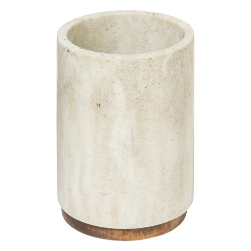 Gobelet salle de bain COME Beige / Naturel