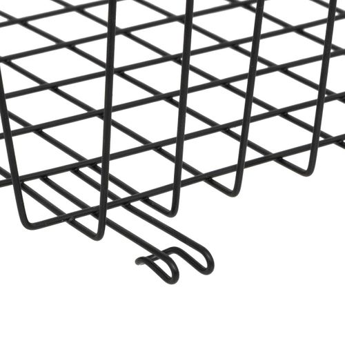 Panier De Rangement à Suspendre 31,5cm Noir