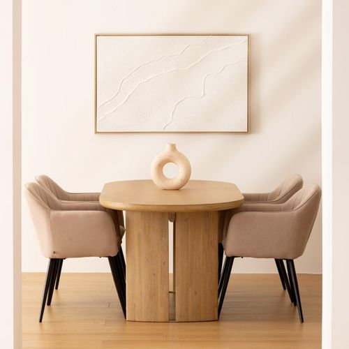 Table à Manger Design "lousada" 180cm Naturel
