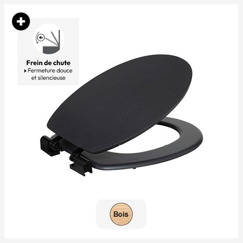 Abattant Wc "onyx" Ardoise