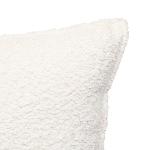 Coussin Déco Bouclette "soana" 45x45 Ivoire