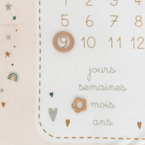 Coffret Couverture Arc En Ciel 120x80cm