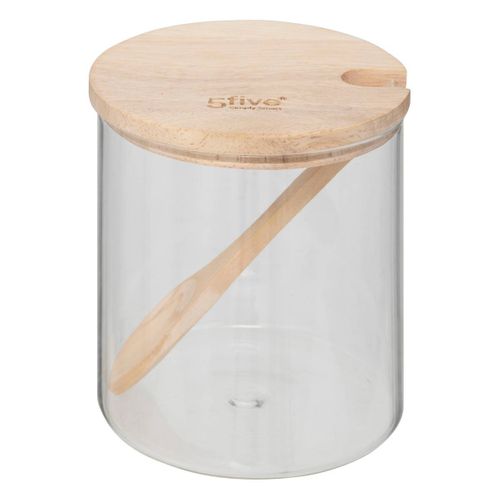 Sucrier Verre + bois 0,4l Hermet
