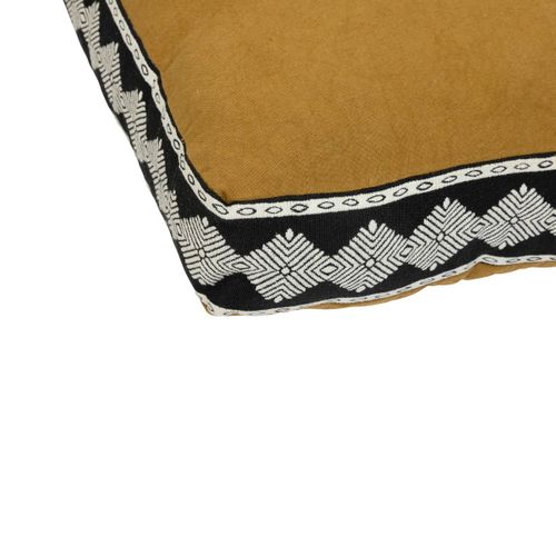 Coussin De Sol Inuit Dreams Jaune Ocre 48x14cm