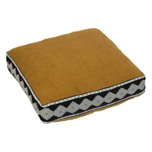 Coussin De Sol Inuit Dreams Jaune Ocre 48x14cm