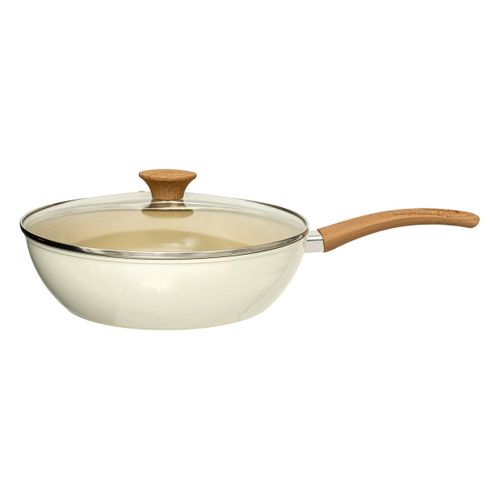 Sauteuse "harmony" D28cm En Aluminium Forgé Beige