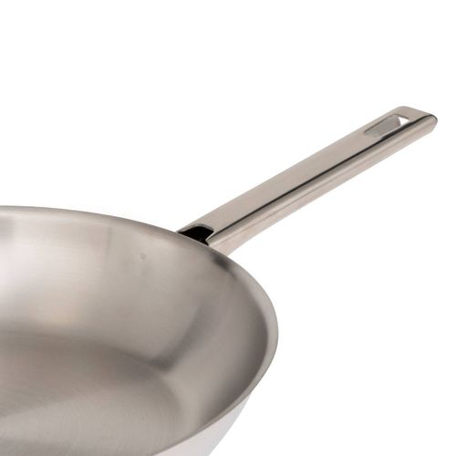 Lot De 2 Poêles En Inox 24/28 Cm