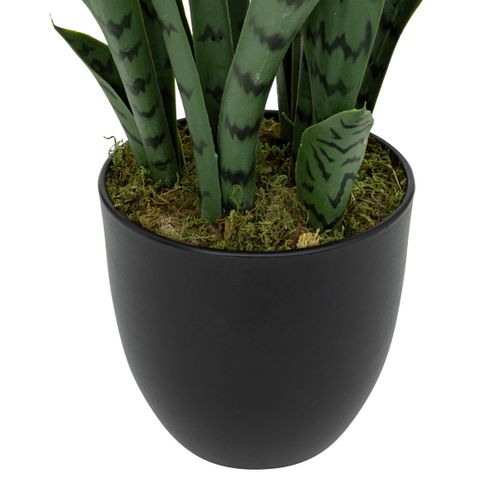 Plante Artificielle Sansevieria En Pot H 90 Cm