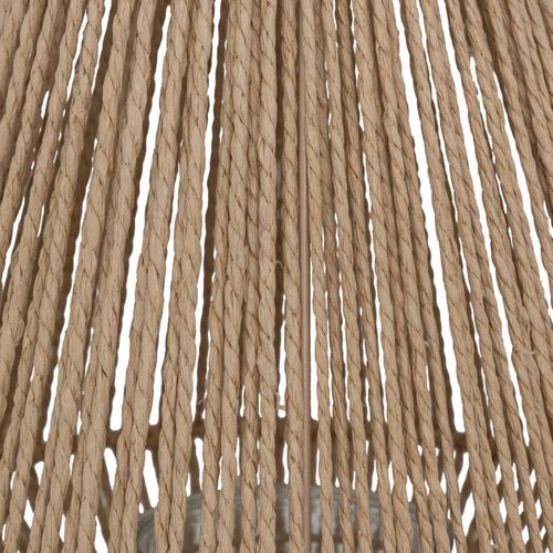Lanterne "ross" Fibre Végétale Marron H31cm