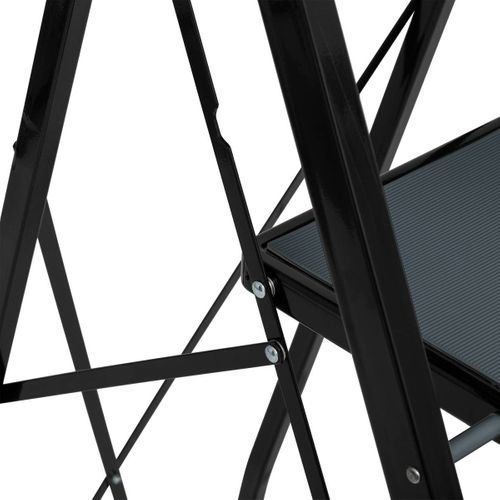 Escabeau 4 Marches Pliable En Métal