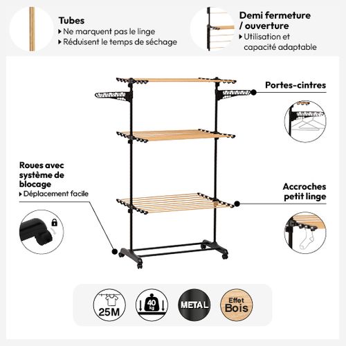 Etendoir à Linge Tour Bara 25m