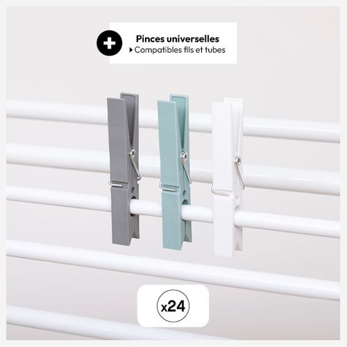 Lot De 24 Pinces à Linge "sinai"