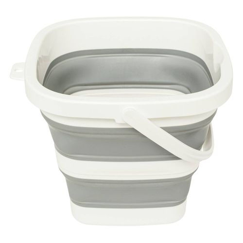 Seau "retractable" 5l Gris Et Blanc