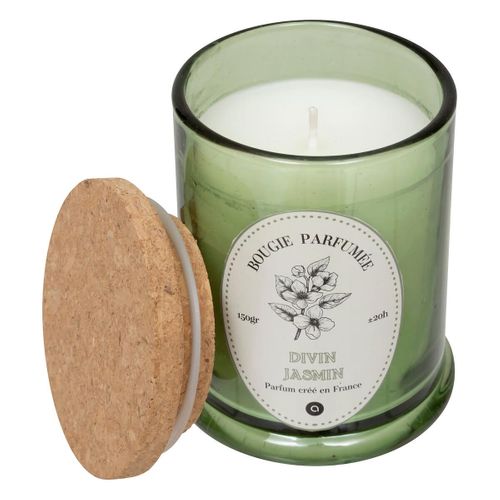 Bougie Parfumée "hapo" 150g Divin Jasmin